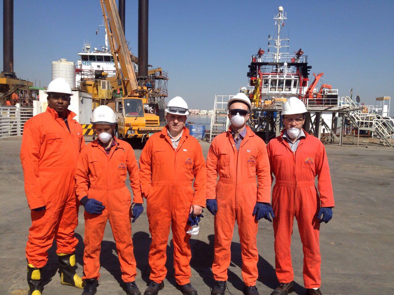 Посещение тренинга по промышленной безопасности и охране труда сотрудниками компании в г. Дубай, ОАЭ